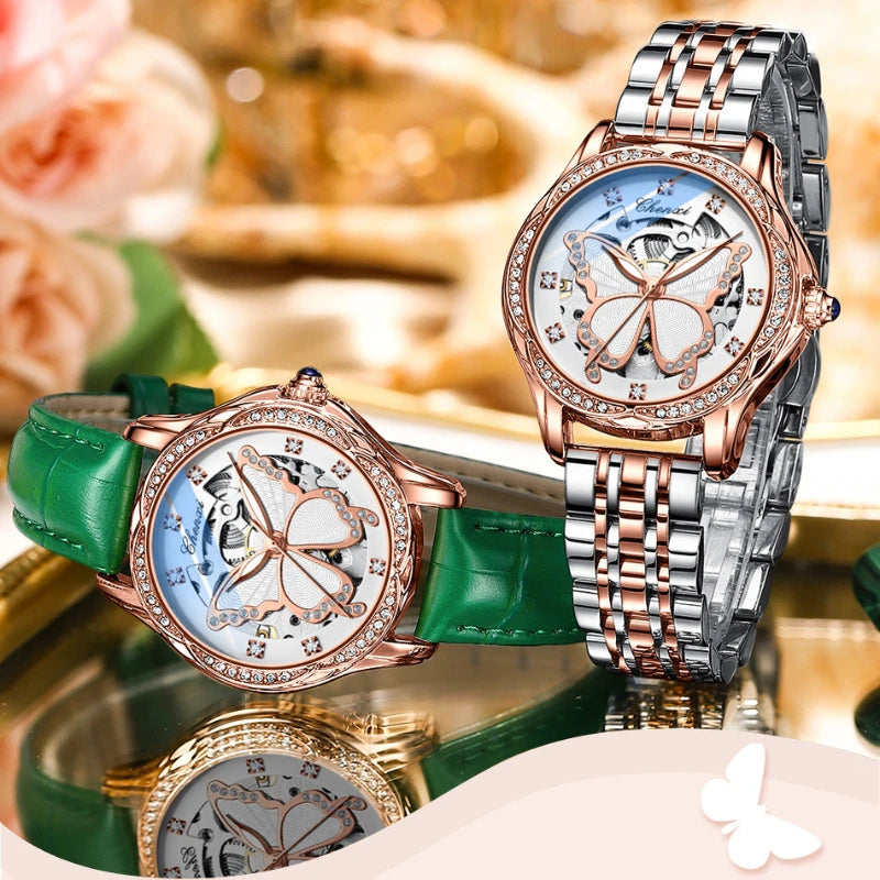 Luxury Fashion Women Automatic Mechanical Watch